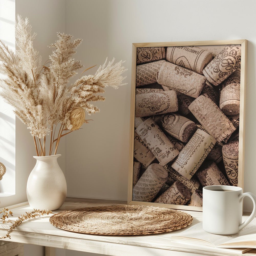 Wine Corks Poster - Corkframes.com