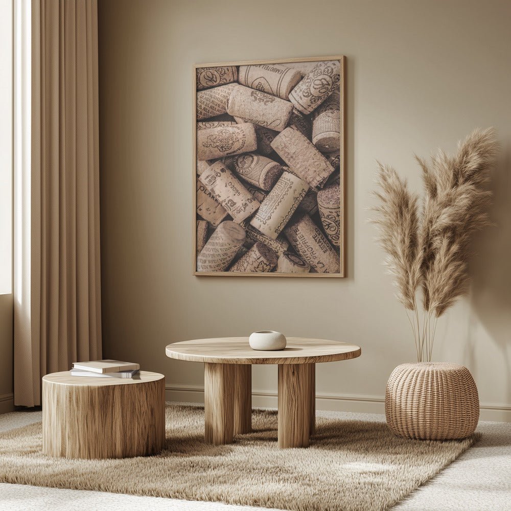 Wine Corks Poster - Corkframes.com