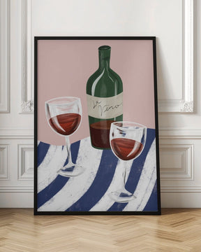 Wine Time Poster - Corkframes.com