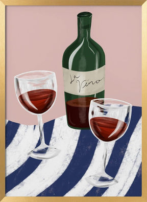 Wine Time Poster - Corkframes.com