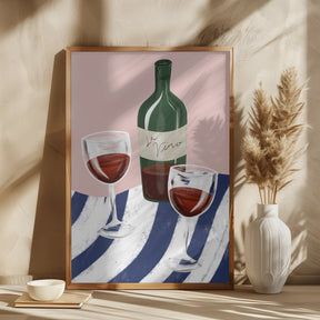 Wine Time Poster - Corkframes.com