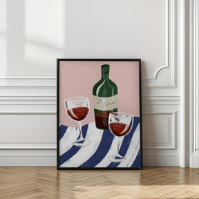 Wine Time Poster - Corkframes.com