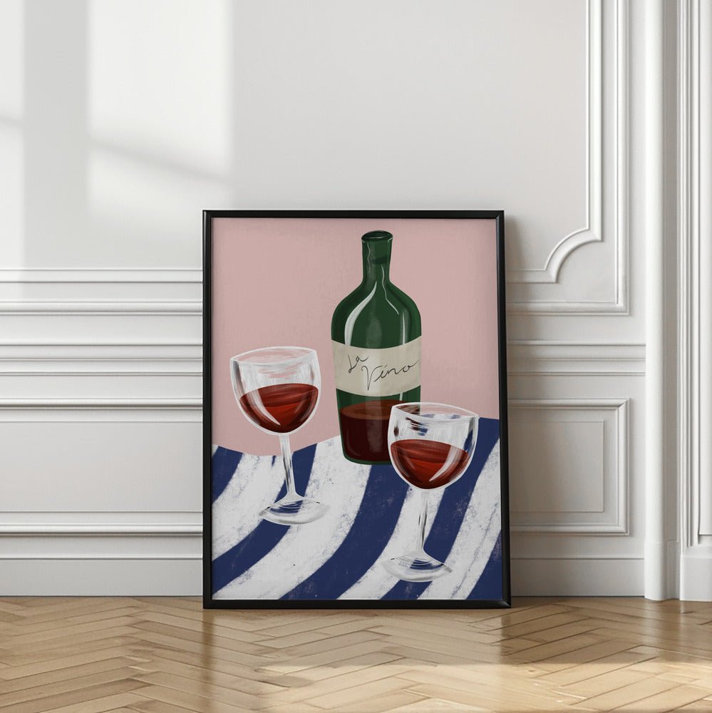 Wine Time Poster - Corkframes.com