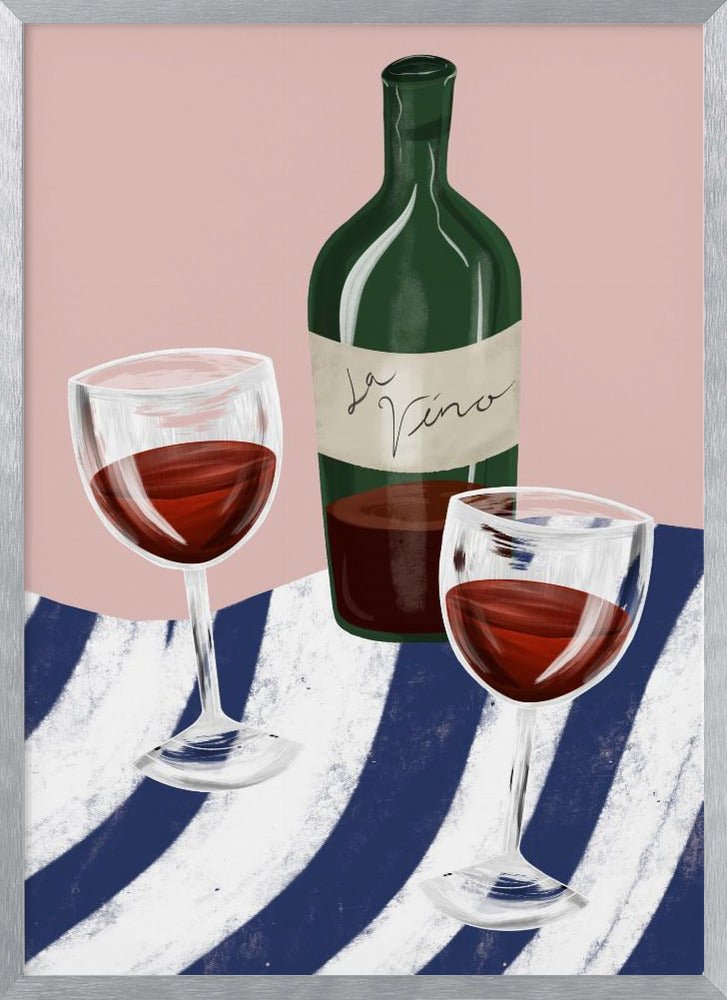 Wine Time Poster - Corkframes.com