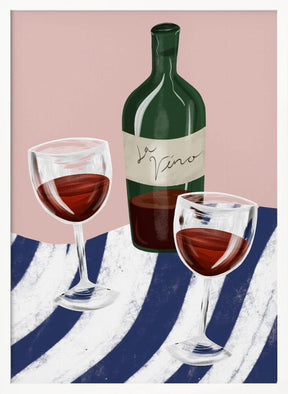 Wine Time Poster - Corkframes.com