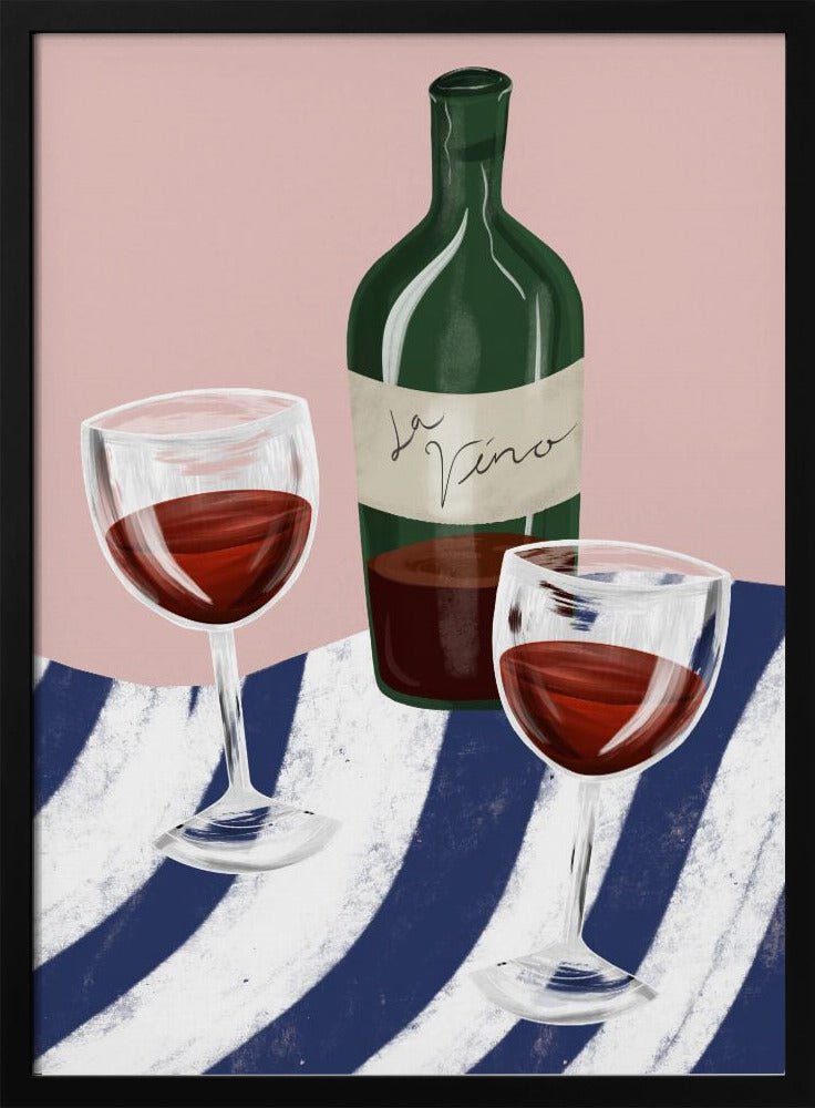 Wine Time Poster - Corkframes.com