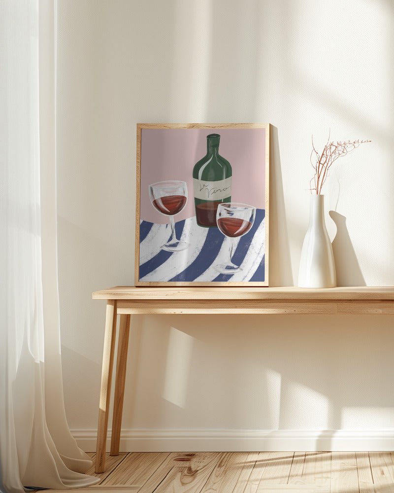 Wine Time Poster - Corkframes.com