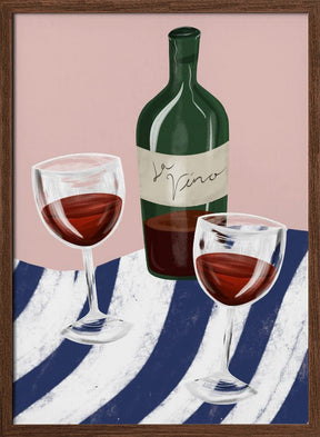 Wine Time Poster - Corkframes.com