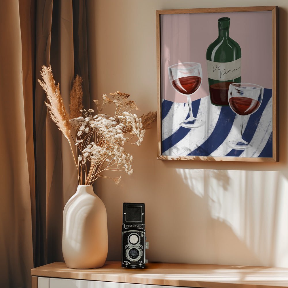 Wine Time Poster - Corkframes.com