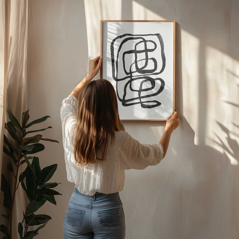 Abstract Lines I Poster