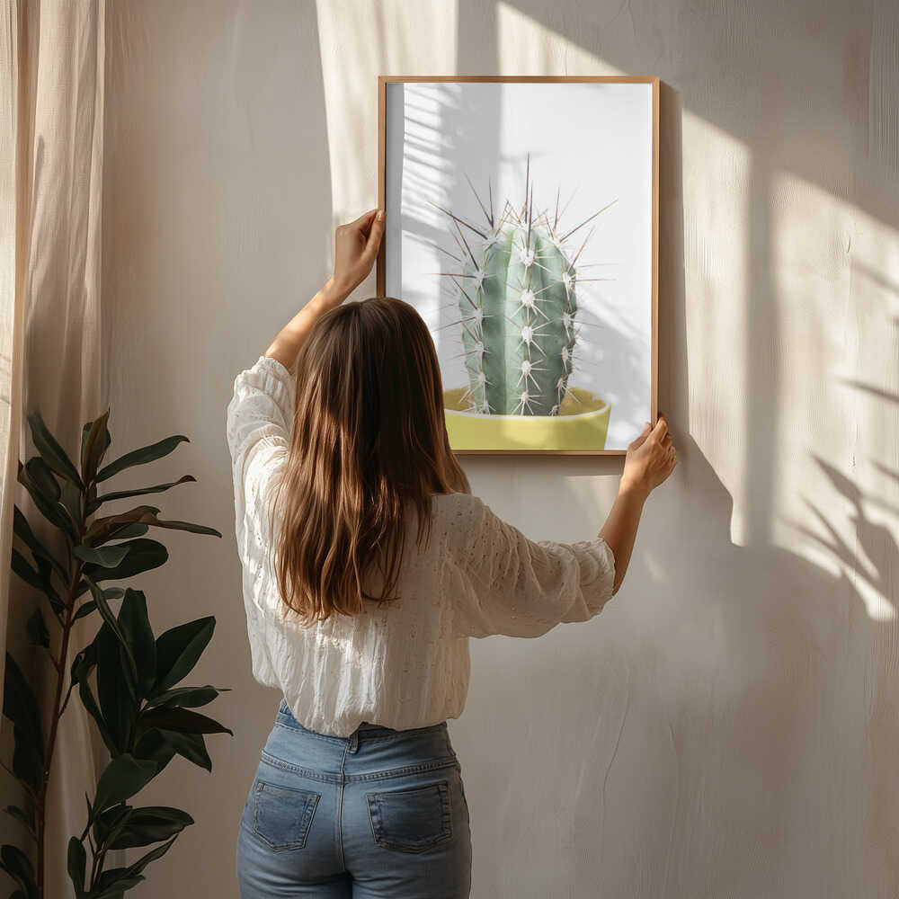 Spikey Cactus Poster