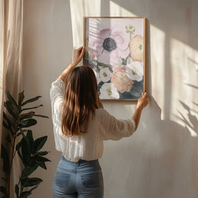 Pastel Bouquet Poster