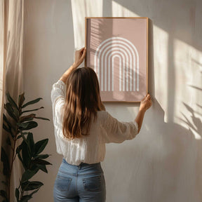 Rainbow lines Poster