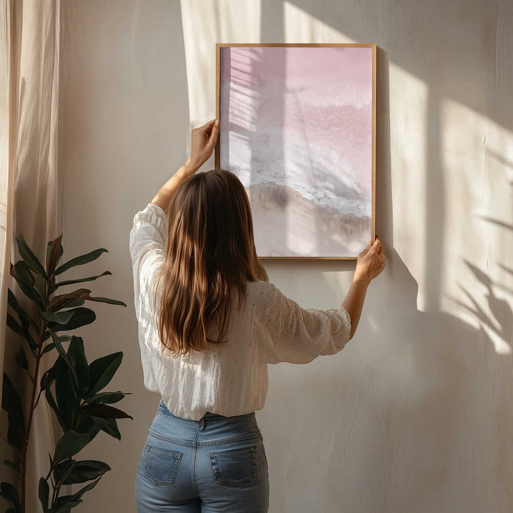 Pink Sea Poster