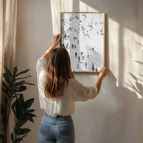 Beach Silhouettes Poster