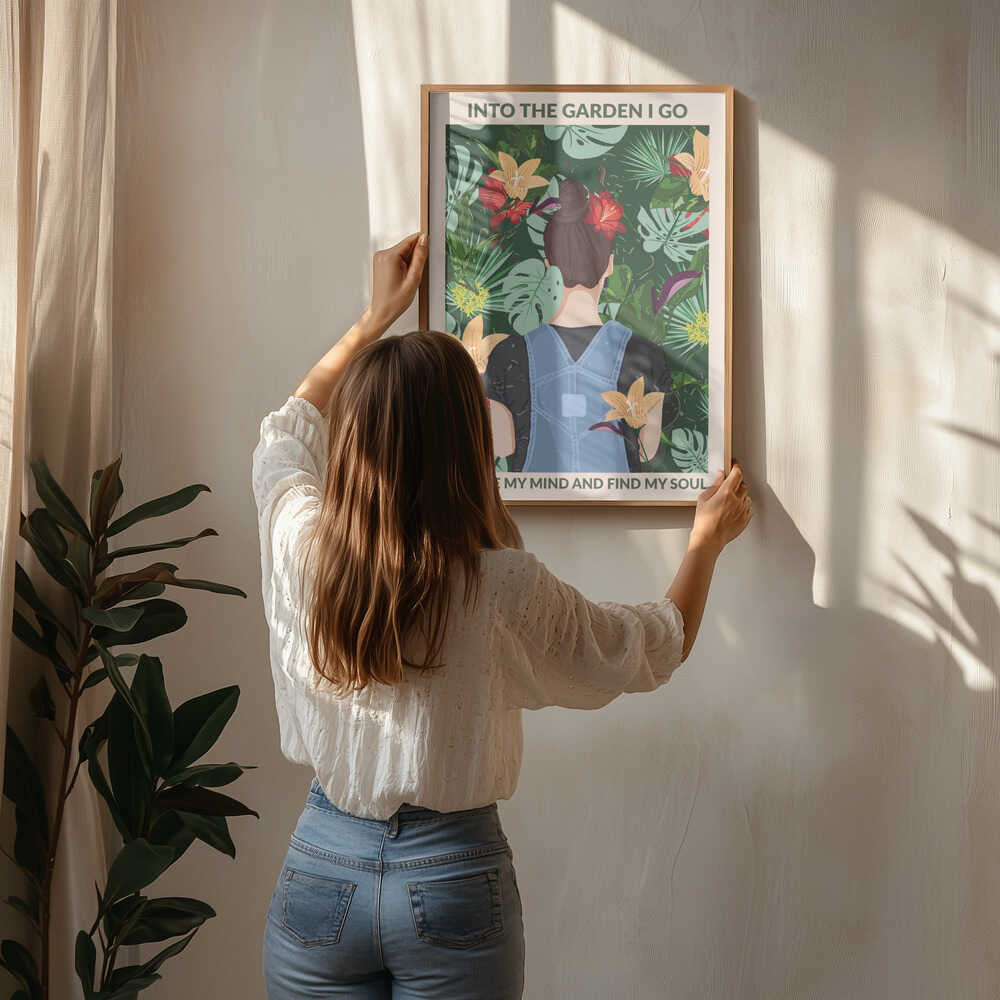 Into the Garden Standard Wall Art Poster