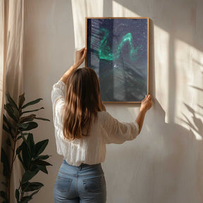Under the Northern lights Poster