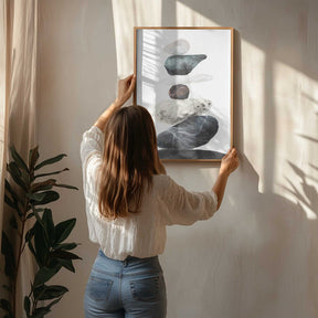 Stones from the beach Poster
