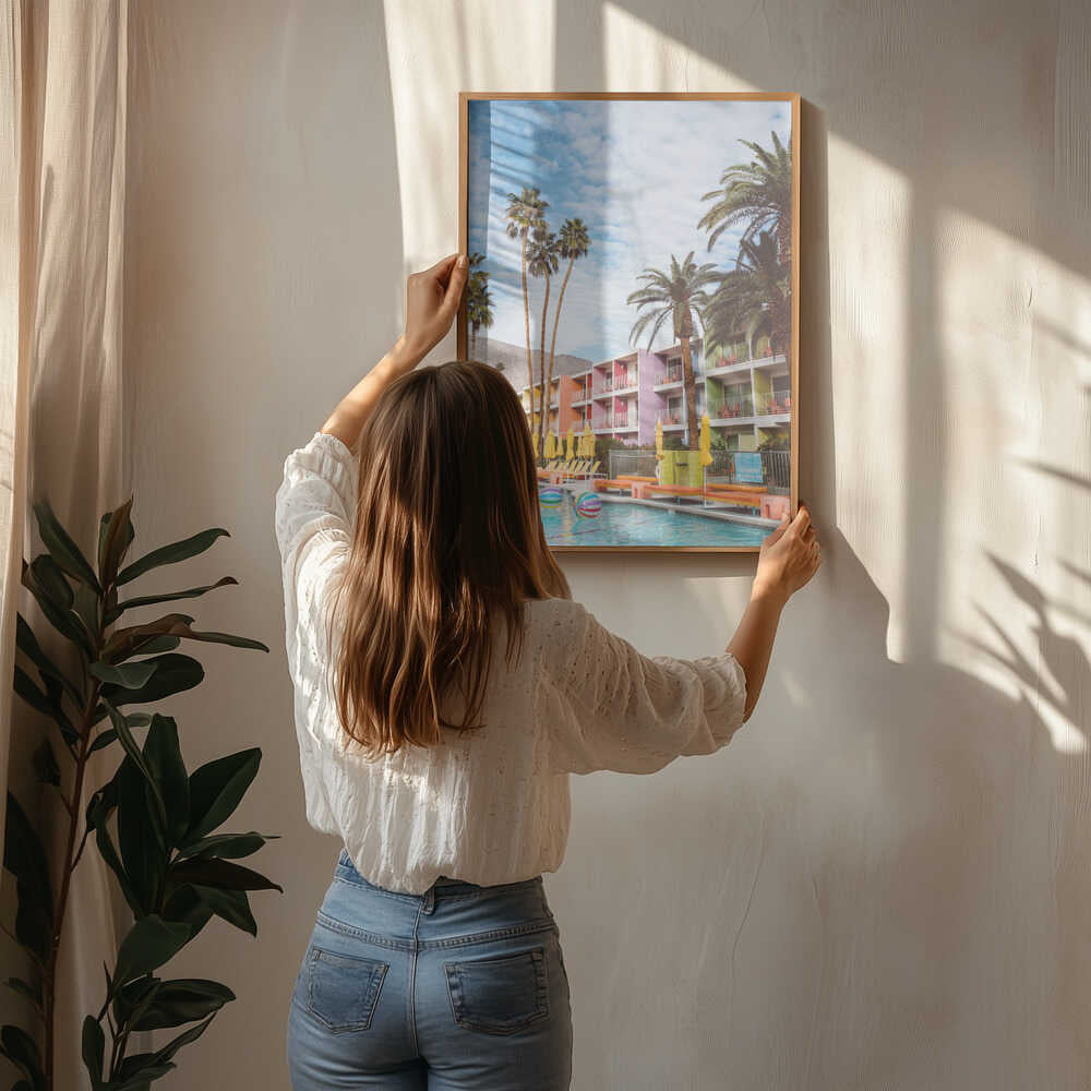 Palm Springs Pool Day VII Poster