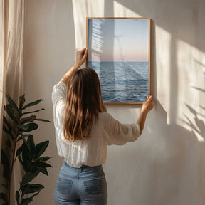 Amalfi Sunset Coast Sailing | Italy Travel Photography Poster