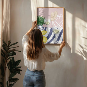 White wine for two Poster