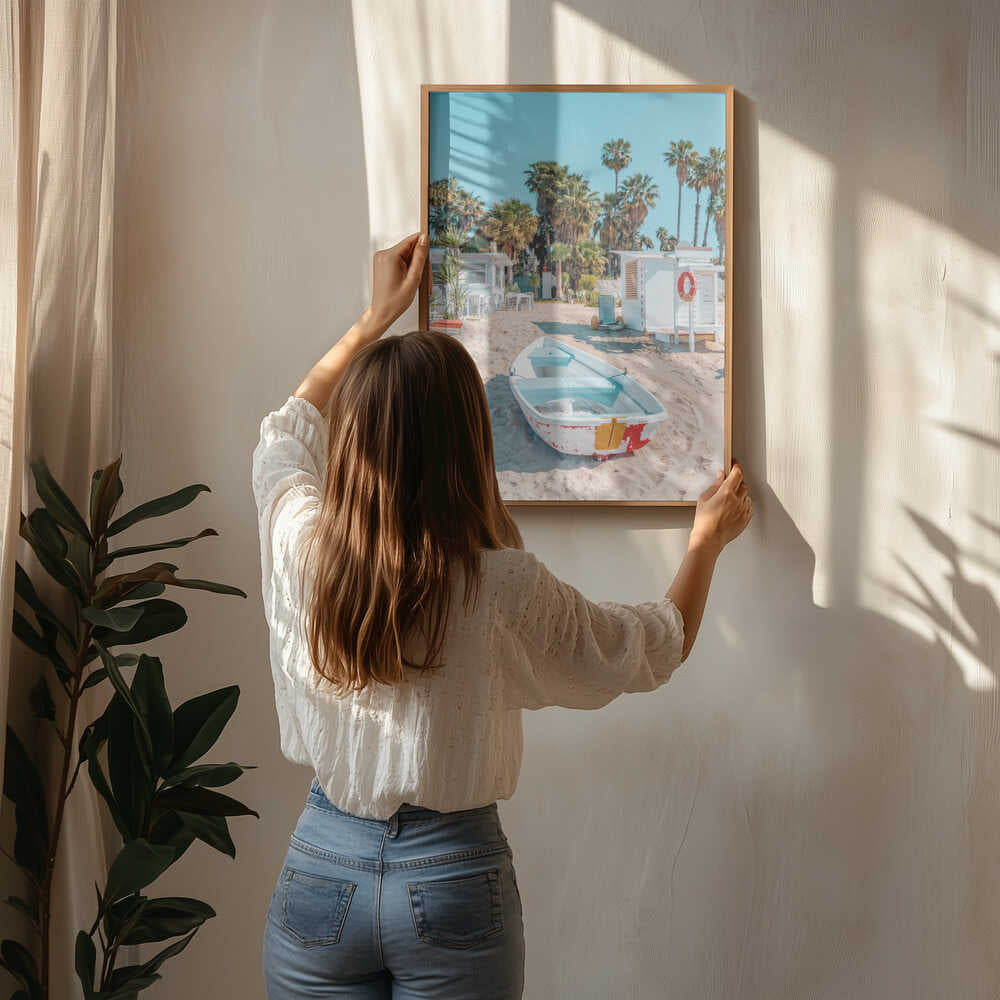 Sicilian Beach Vibes Poster