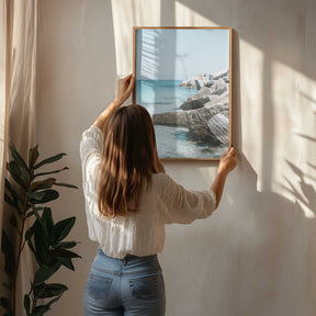 Rocks at the Coast Poster