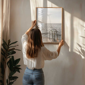 Summer Morning Swim Poster