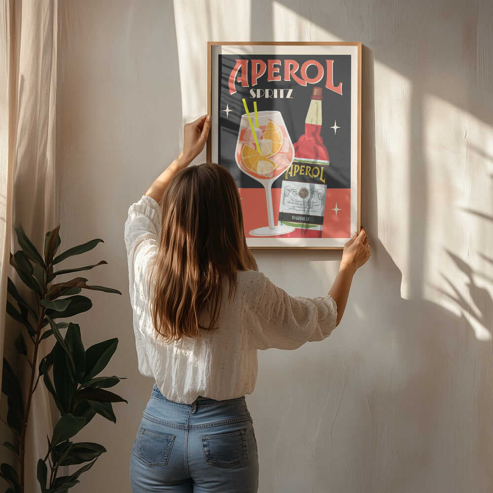 Aperol Spritz_Black Poster