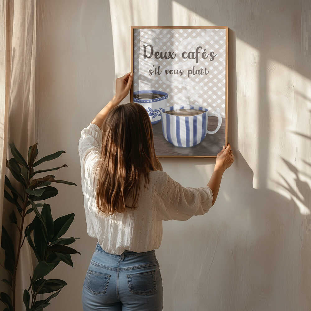 Two coffees please Poster