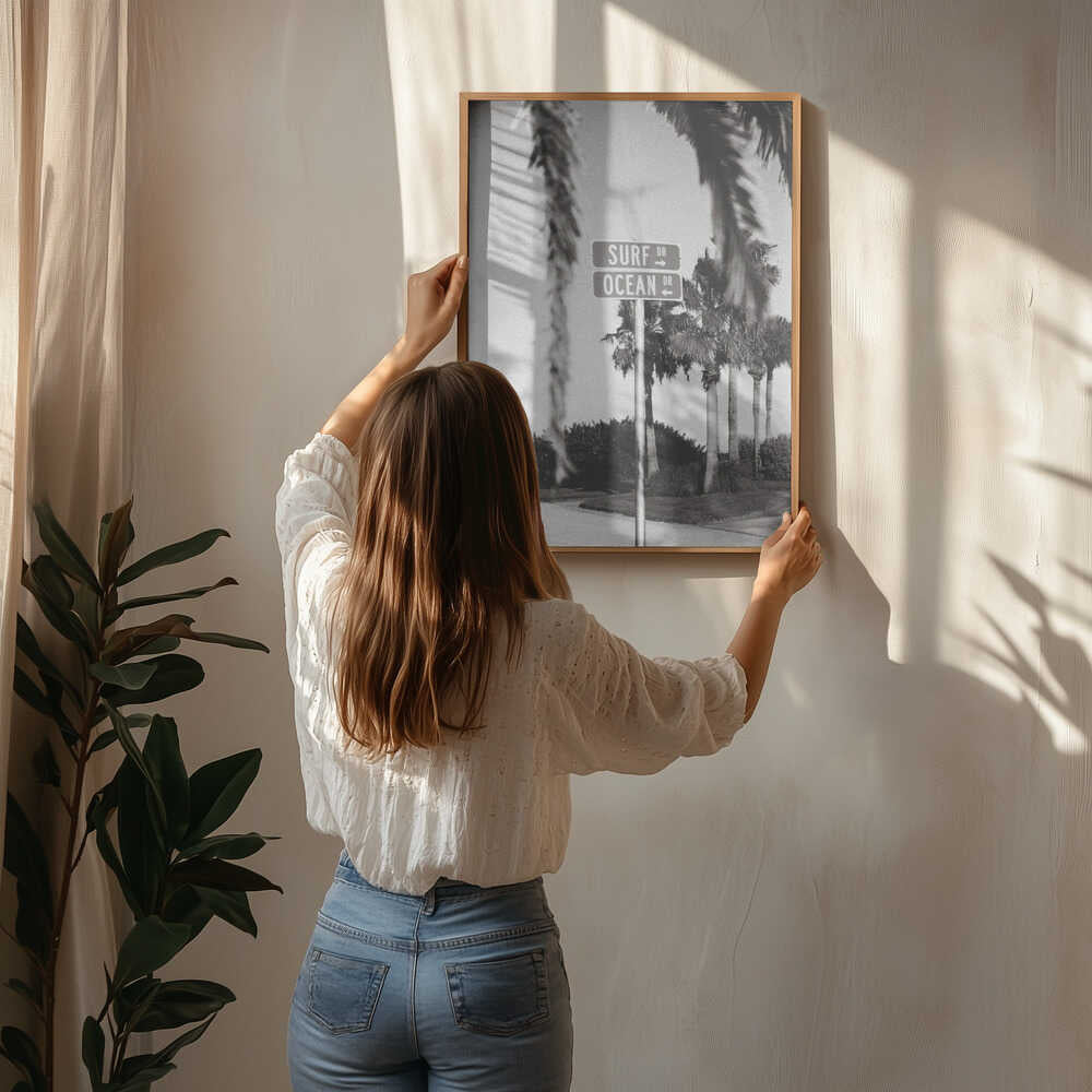 Surf Drive + Ocean Drive Poster