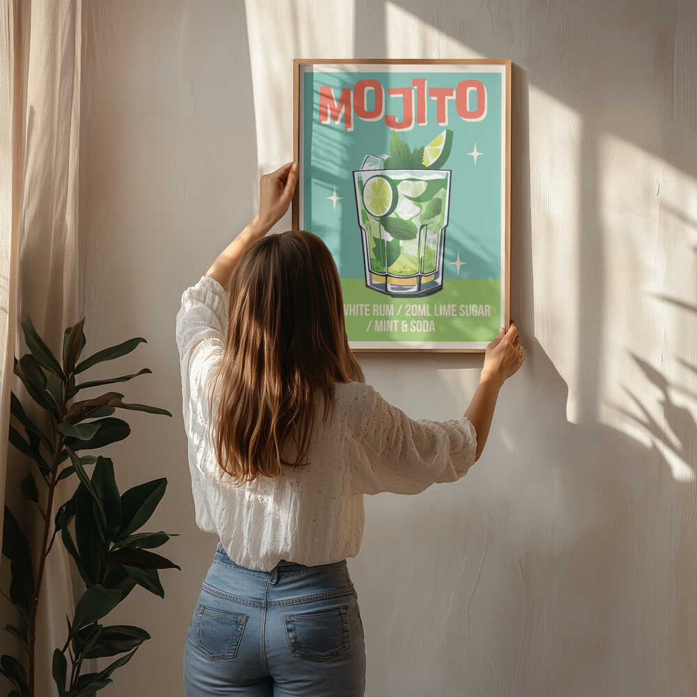 Mojito Cocktail Poster