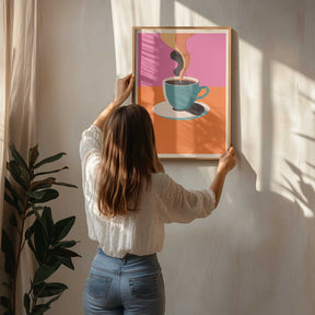 Coffee Steam Poster