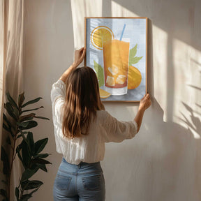 Orange drink Poster