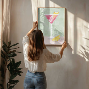 Pink coctail Poster
