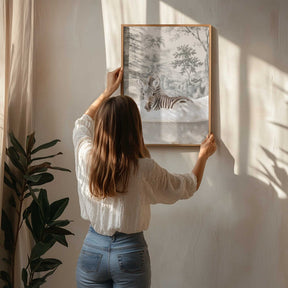 Zebra Bubble Bliss Poster