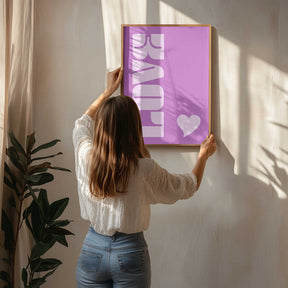 Purple Love Vibe Poster