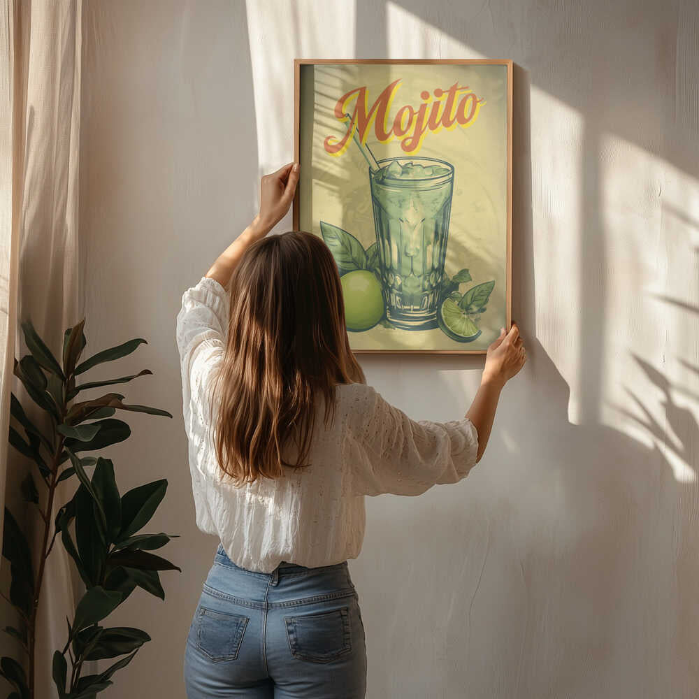 Lime Breeze Drink Poster