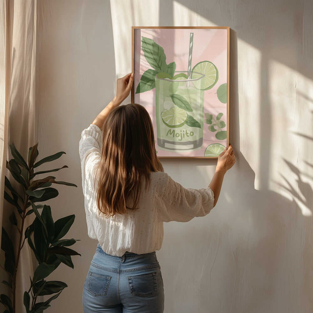 Minty Lime Delight Poster