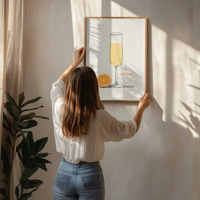 Bubbly Brunch Vibe Poster