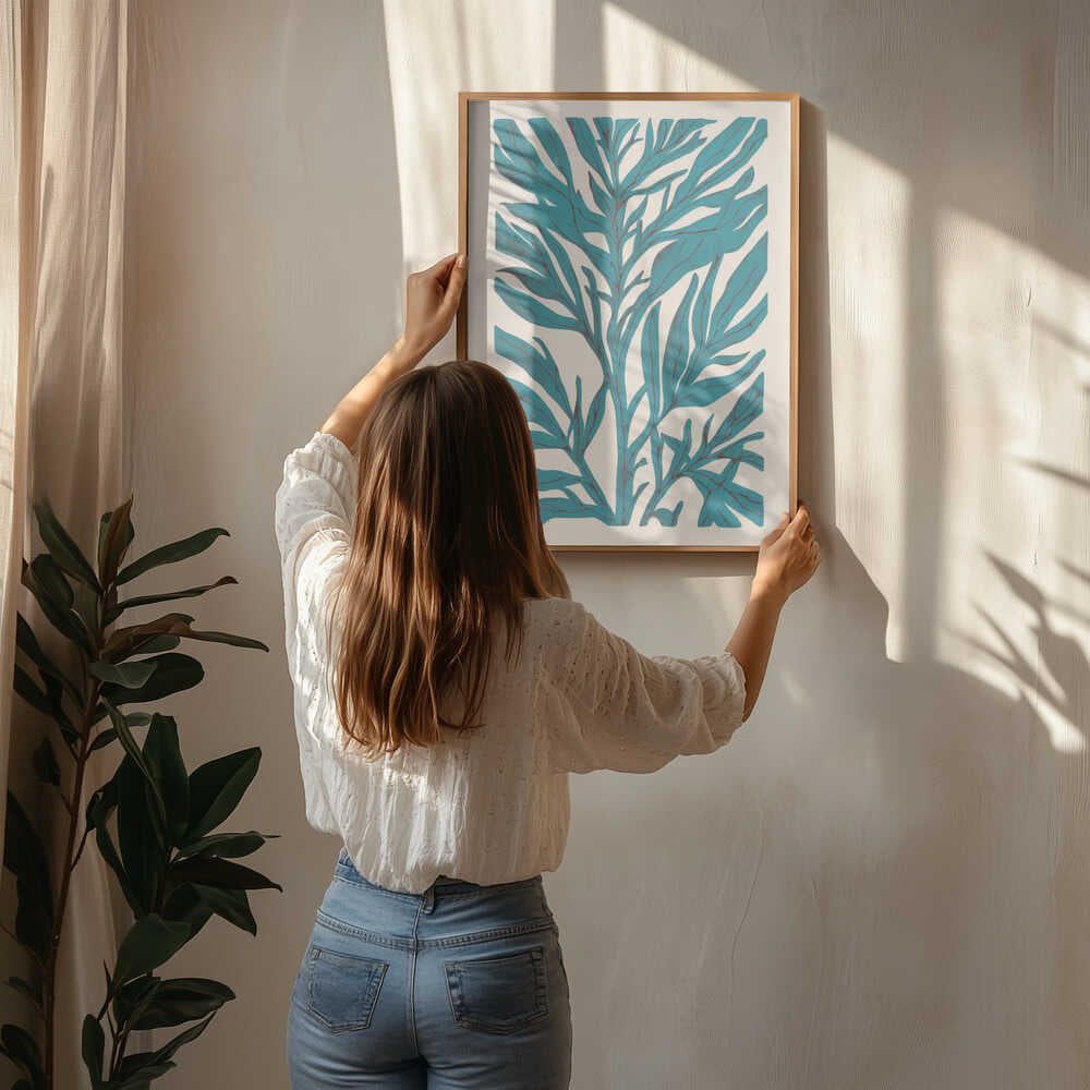The Tree Branch with Leaves Poster