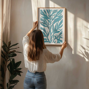 The Tree Branch with Leaves Poster