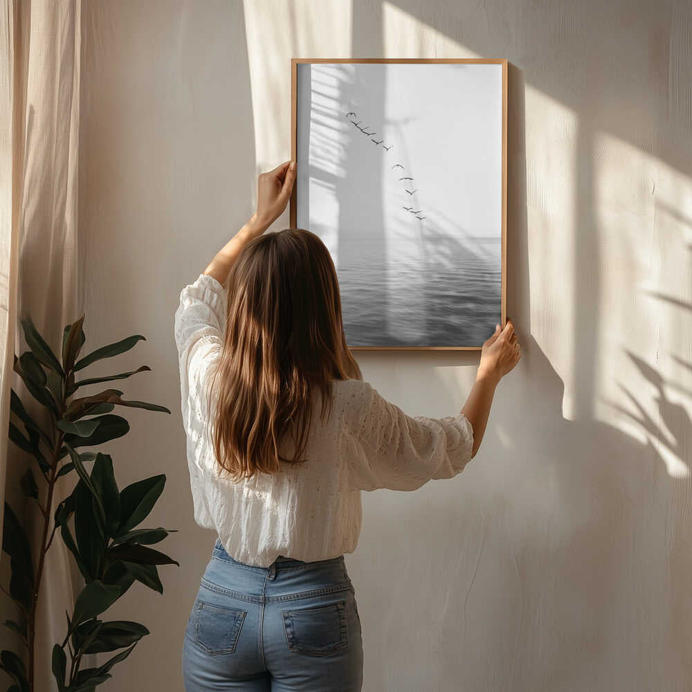 Flying Birds Poster