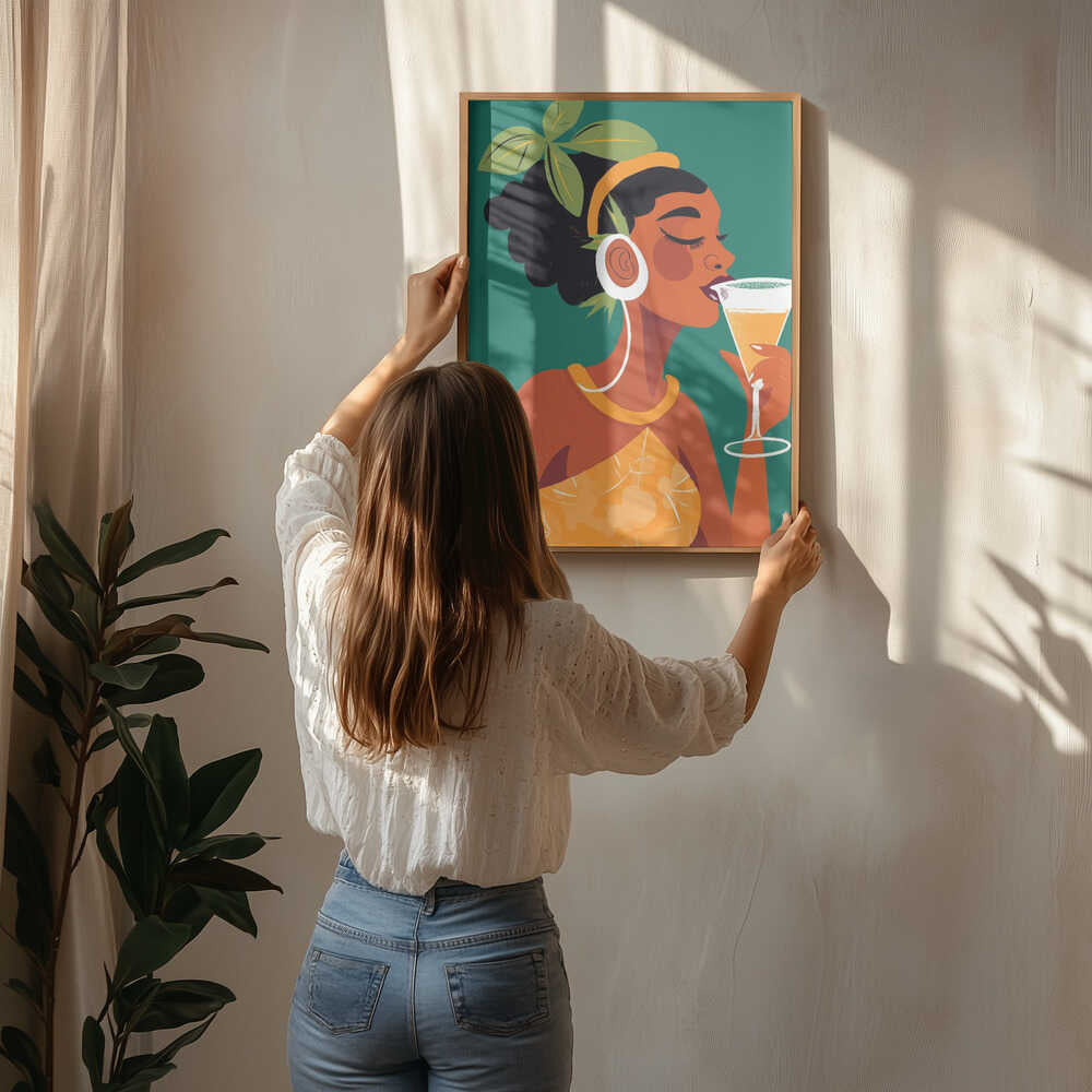 Drink In the Tropics Poster