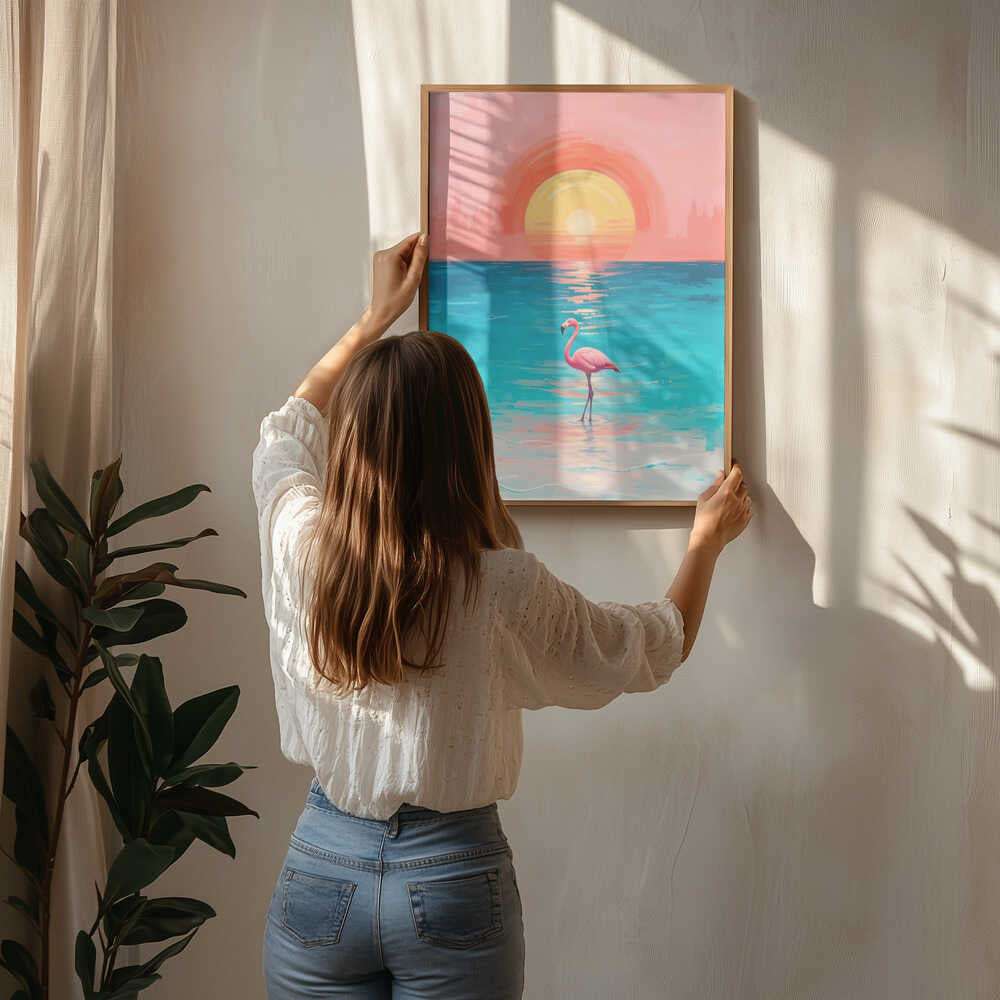 Just Vibin’ By the Sea Poster