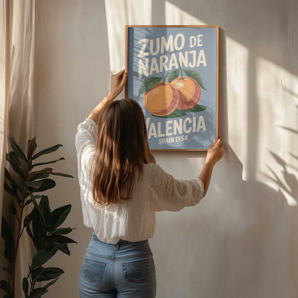 Valencia Oranges Poster
