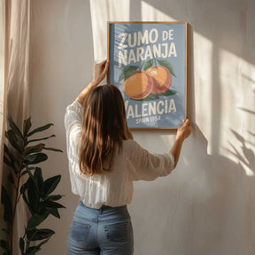 Valencia Oranges Poster