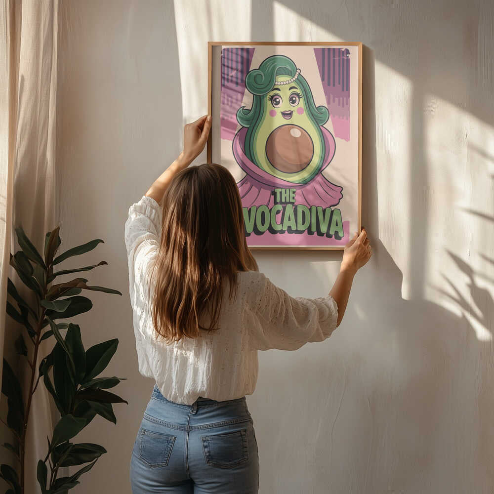 Glamorous Avocado Poster