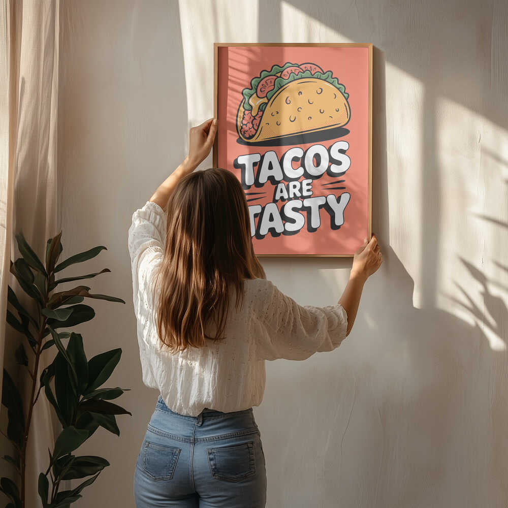 Tasty Taco Delight Poster