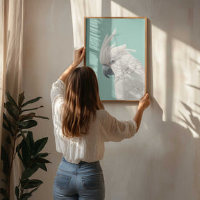 White Cockatoo Poster